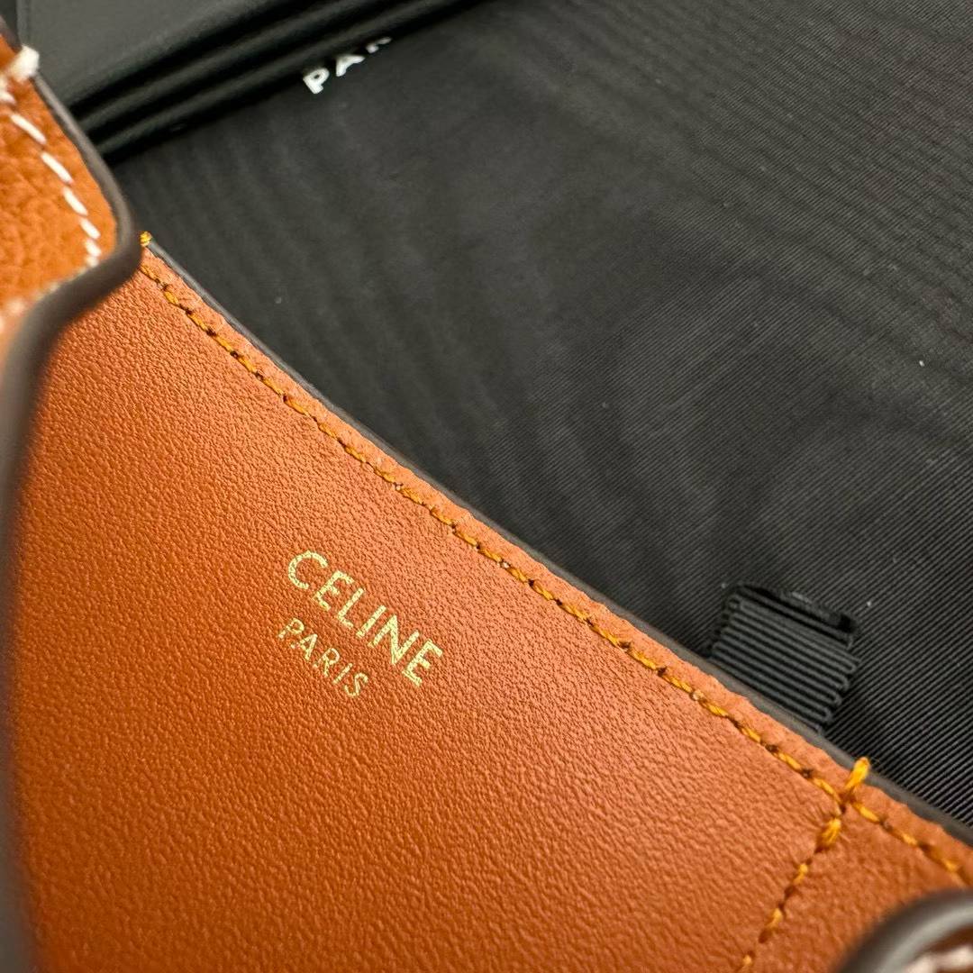 Celine Accordeon Card Holder Nino In Supple Grained Calfskin view 8