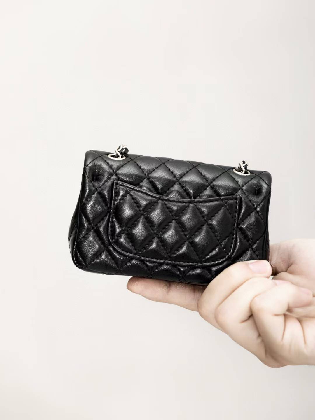 Chanel Classic Mini Bag with hook view 2