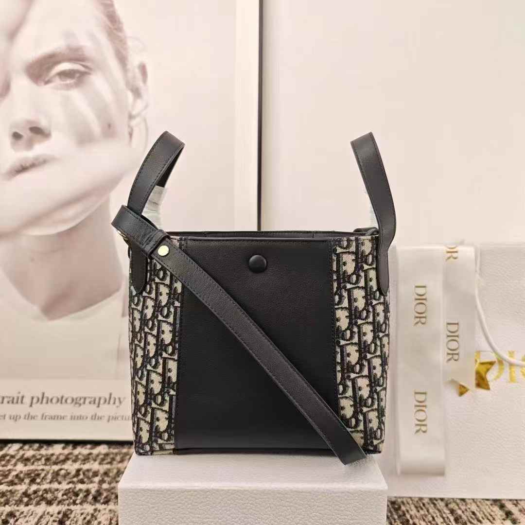 Dior Small Signature Bucket Bag view 2
