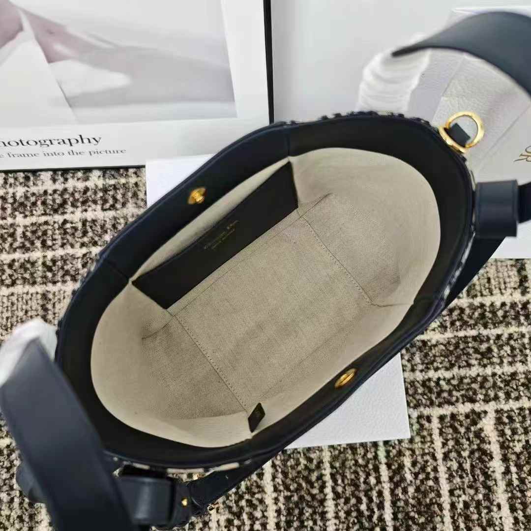 Dior Small Signature Bucket Bag view 8