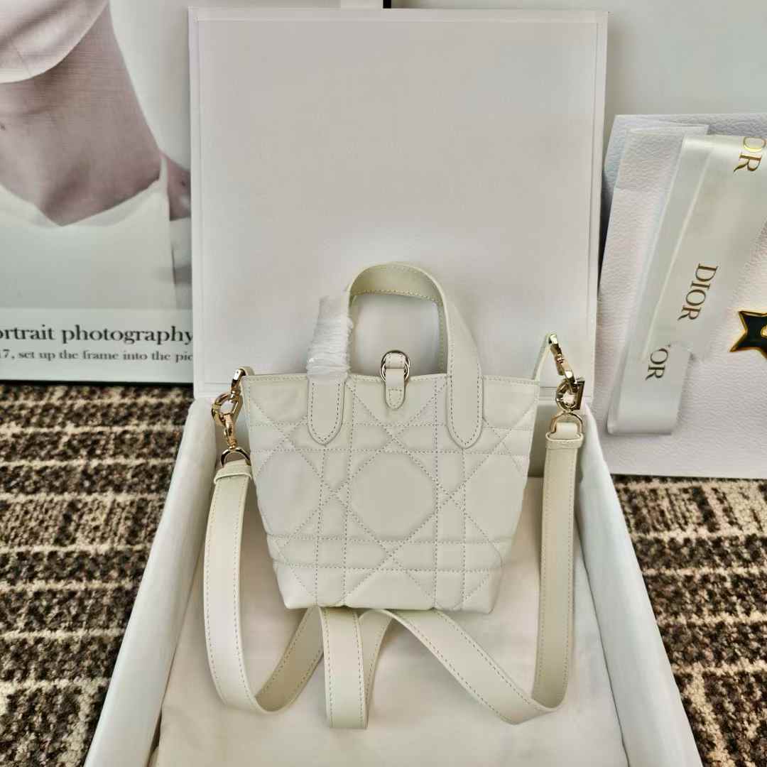 Dior Toujours Vertical Nano Tote Bag view 3