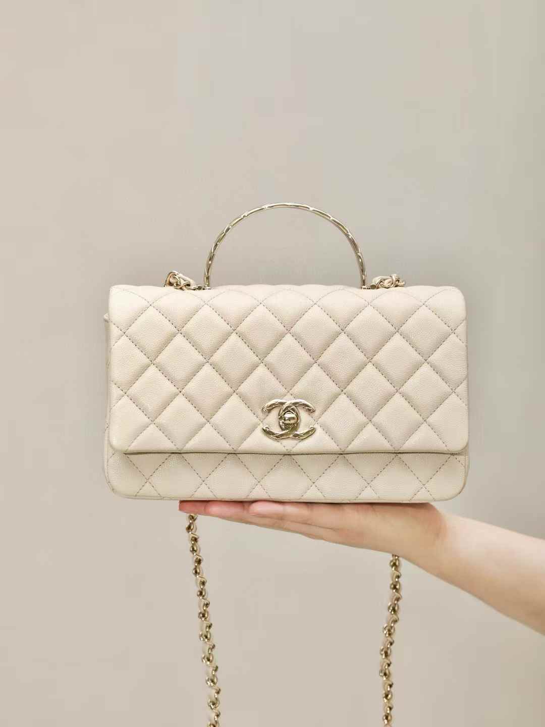 Chanel Flap Bag with Top Handle view 1
