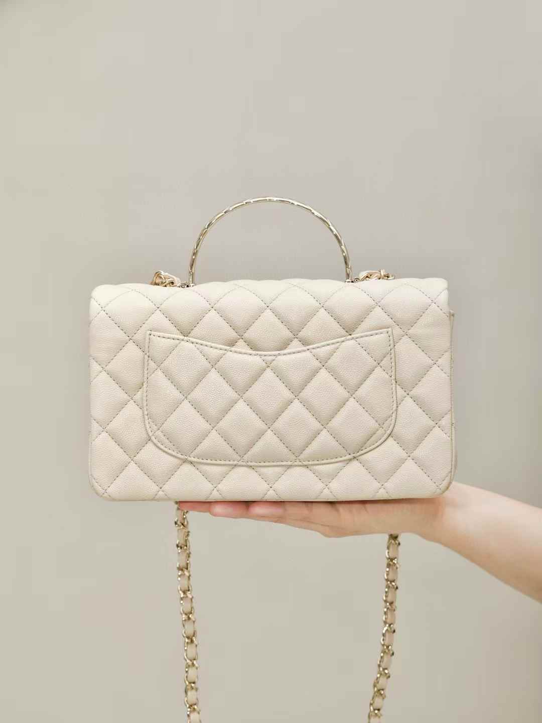 Chanel Flap Bag with Top Handle view 2
