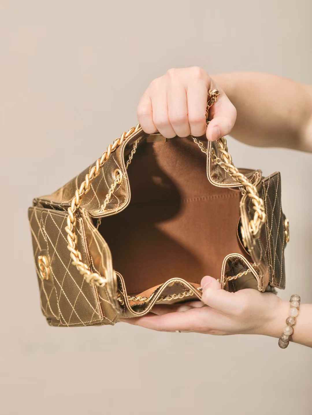 Chanel 25 Small Handbag view 3