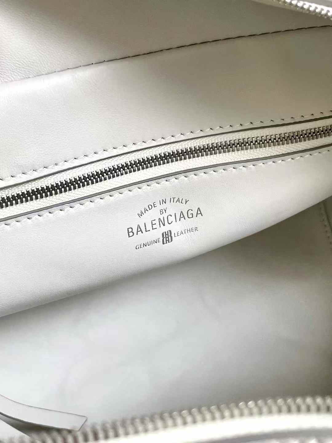 Balenciaga Women’s Carrie Bowling Bag in White view 6