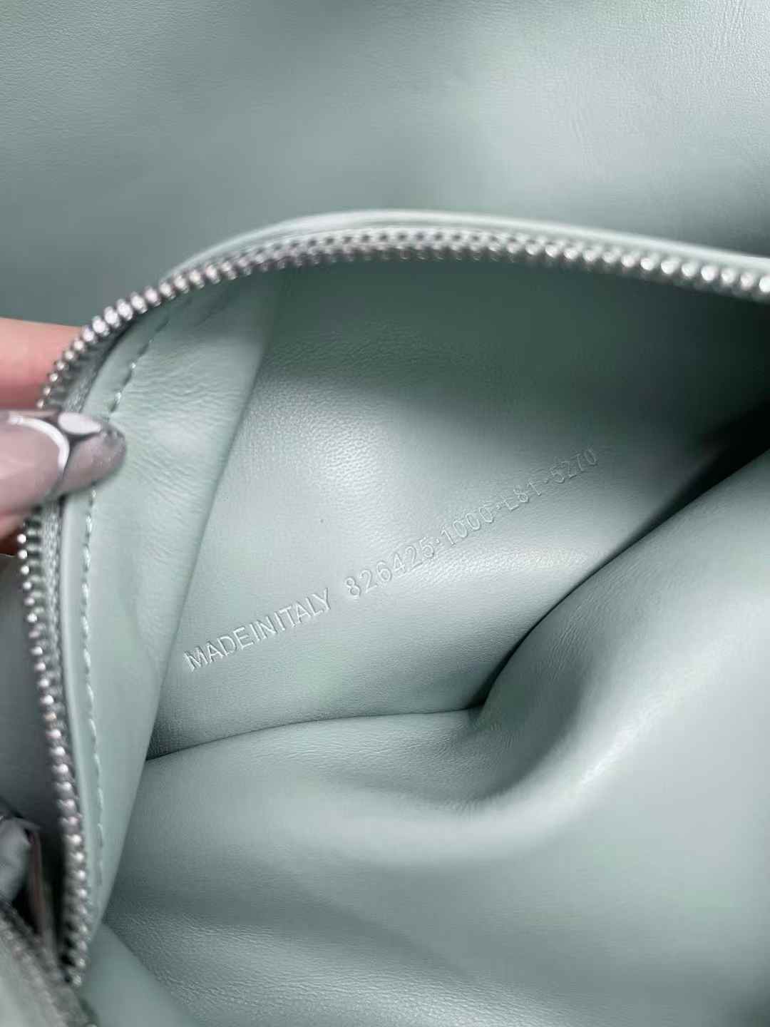 Balenciaga Women’s Carrie Bowling Bag in Mineral Green view 7