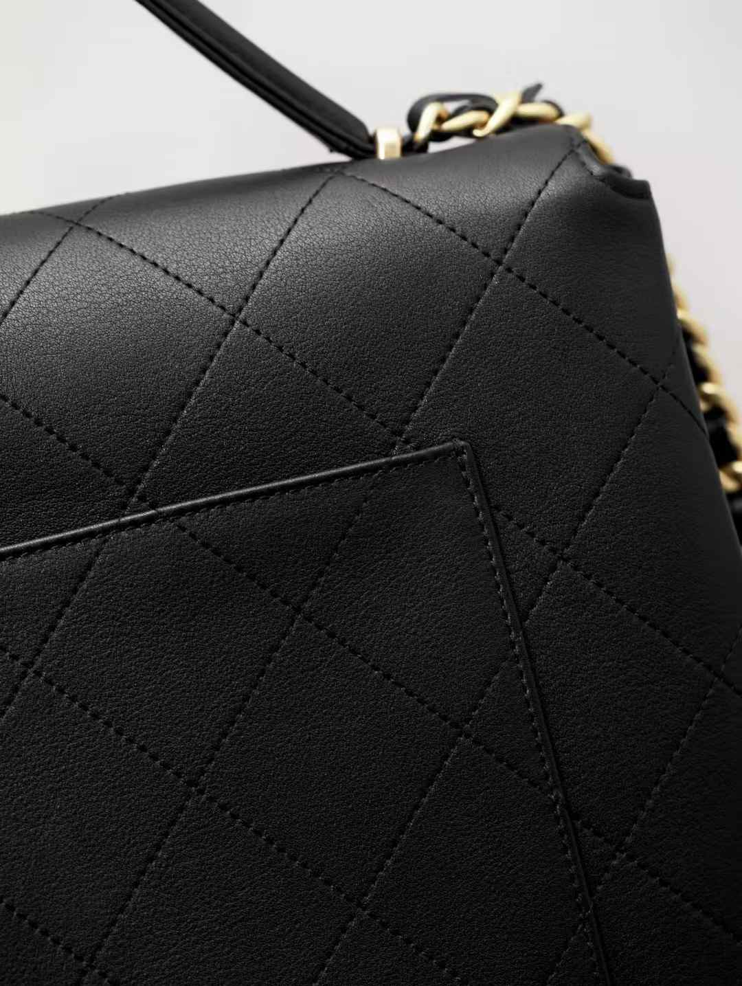 Chanel Maxi Flap Bag With Top Handle view 8