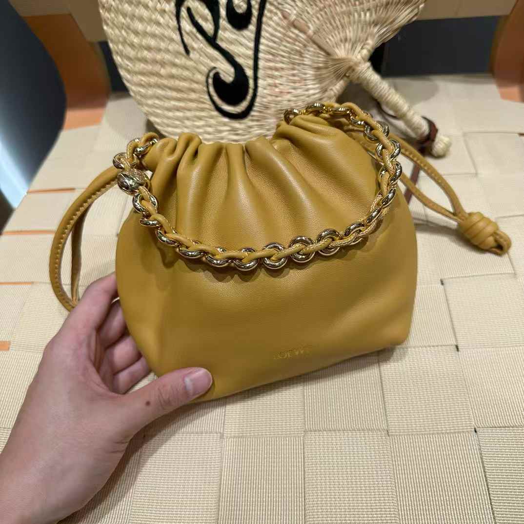 Loewe Mini Flamenco purse in mellow nappa lambskin view 1