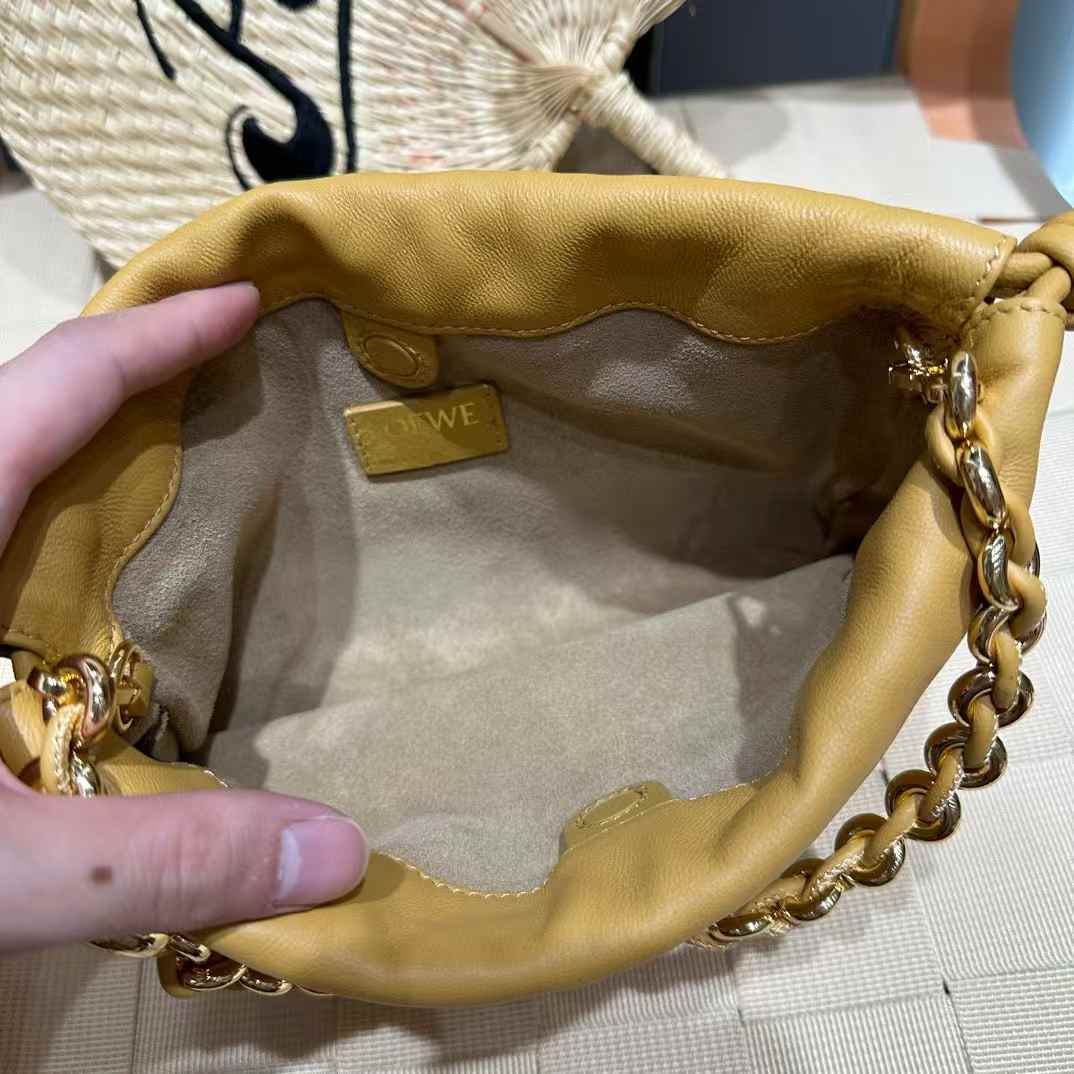 Loewe Mini Flamenco purse in mellow nappa lambskin view 7