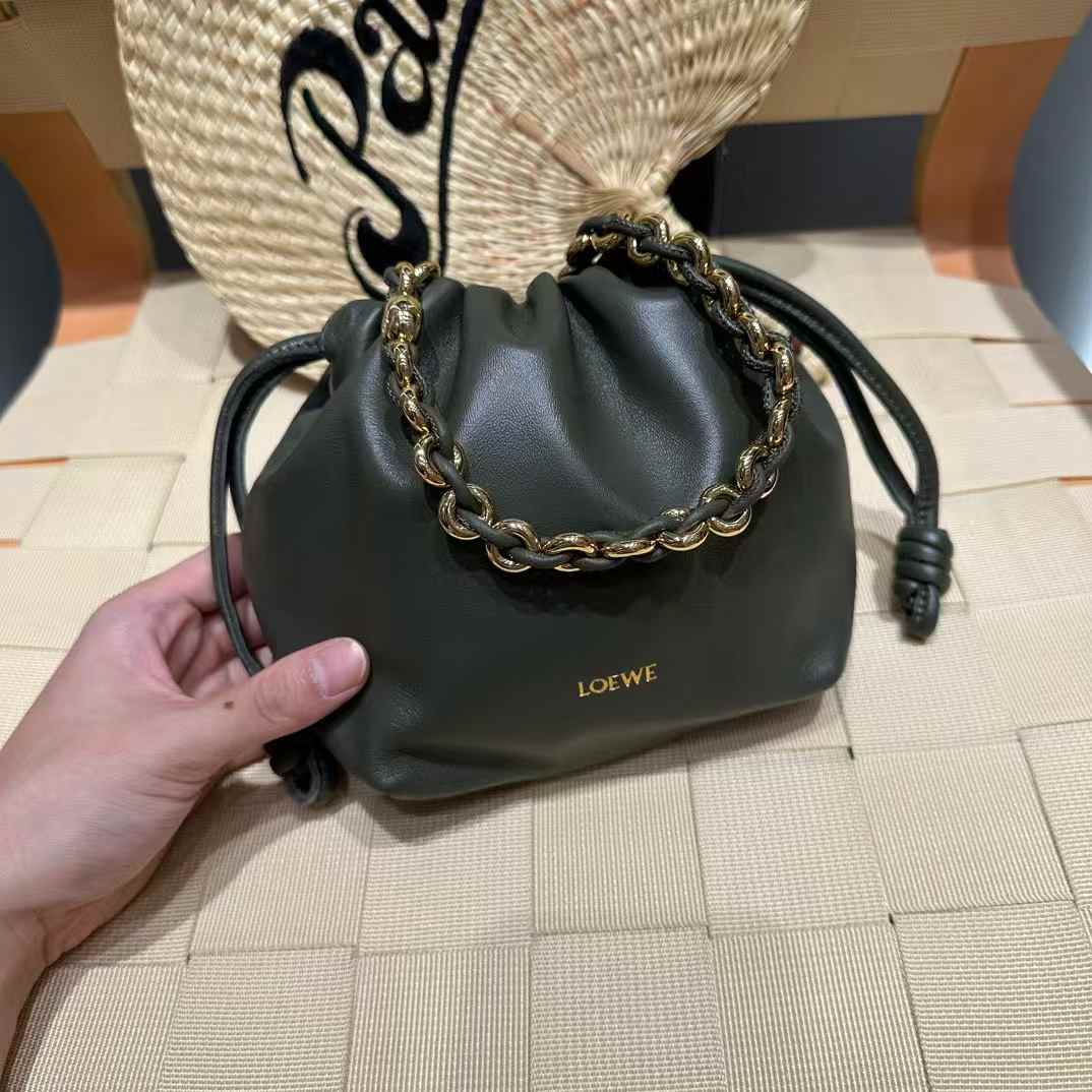 Loewe Mini Flamenco purse in mellow nappa lambskin view 1