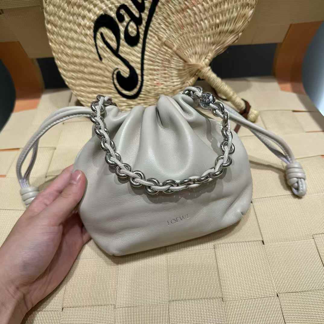 Loewe Mini Flamenco purse in mellow nappa lambskin view 1