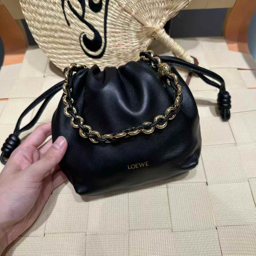 Loewe Mini Flamenco purse in mellow nappa lambskin view 1