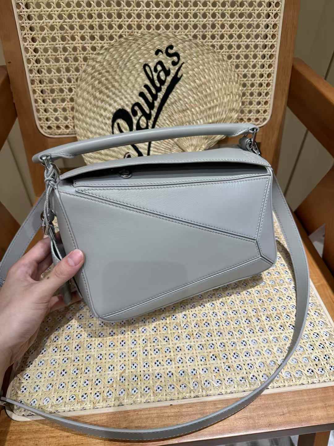 Loewe Featherlight Puzzle bag in nappa lambskin view 1