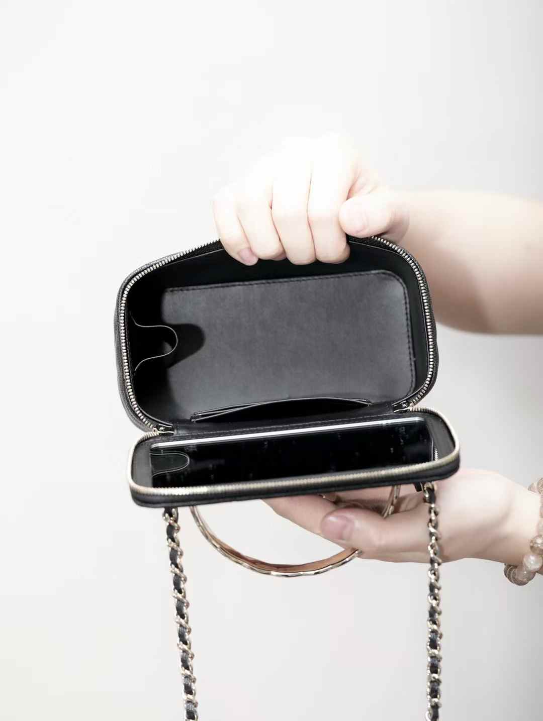 Chanel Chain makeup bag view 3