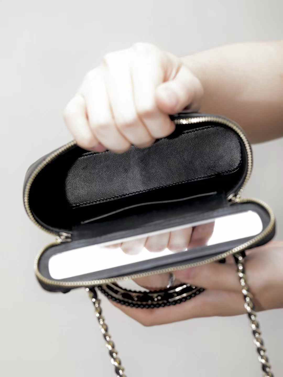 Chanel Chain makeup bag view 2