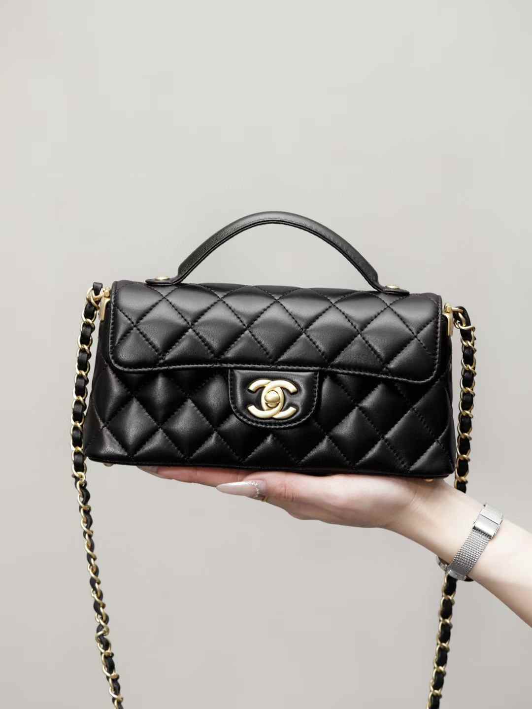 Chanel Small Flap Bag with Top Handle view 1