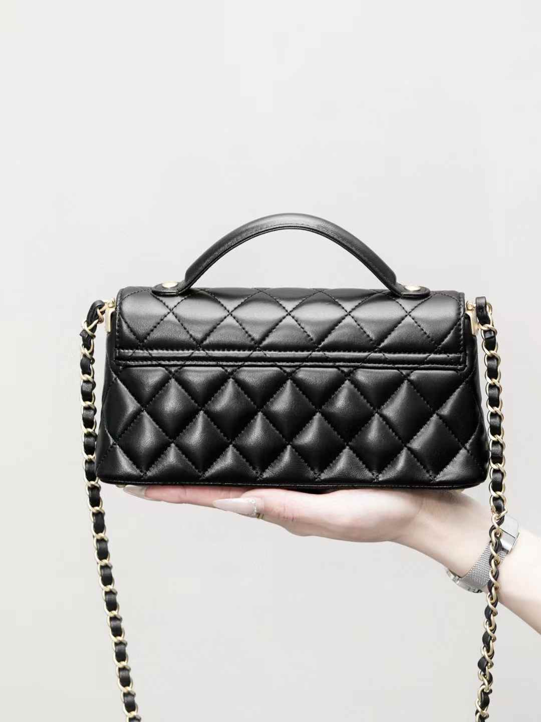 Chanel Small Flap Bag with Top Handle view 2