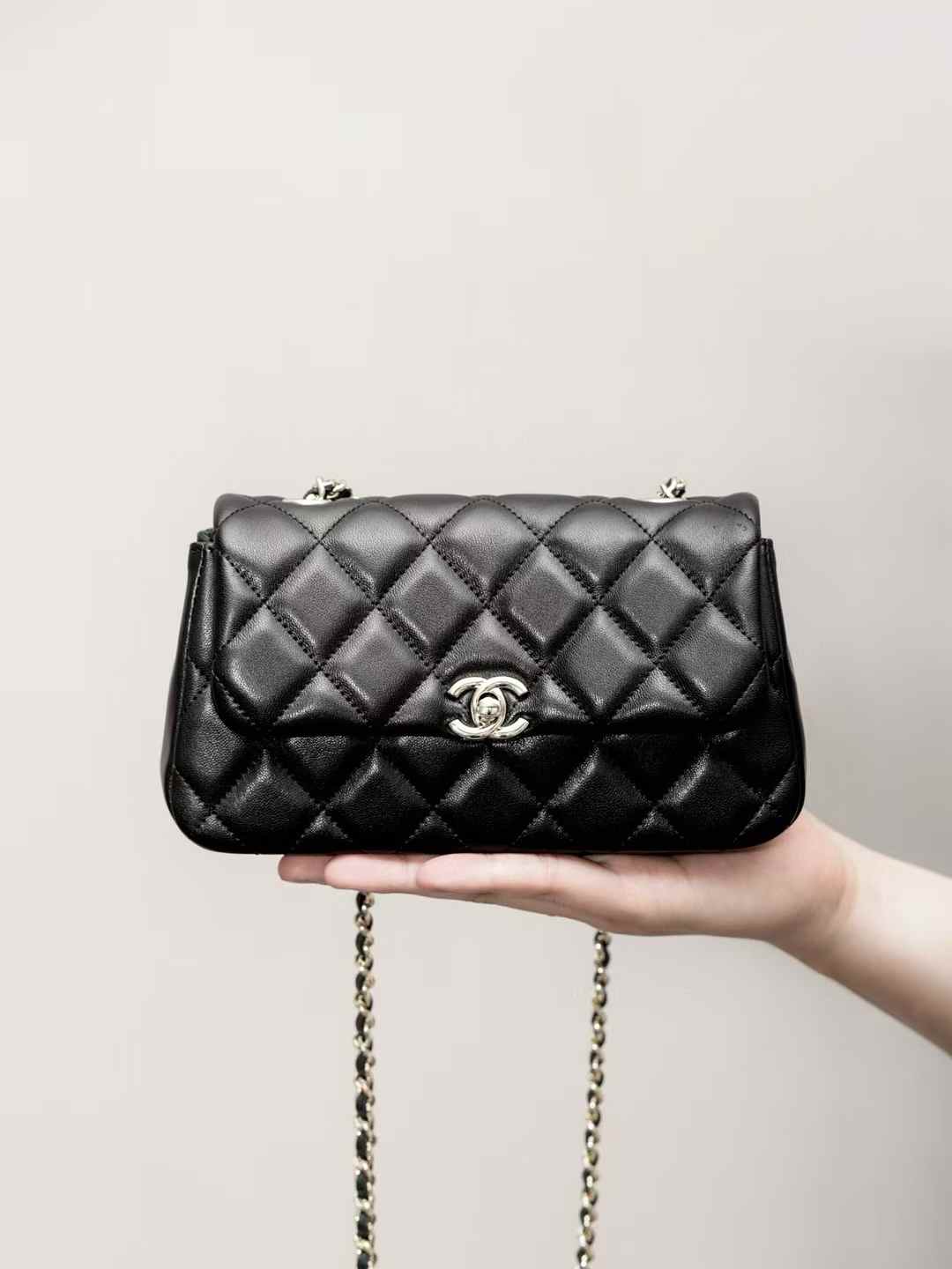 Chanel Flap Phone Holder With Chain view 1
