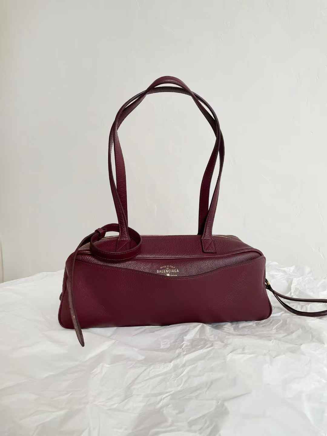 Balenciaga Women’s Carrie Bowling Bag Small in Black view 1