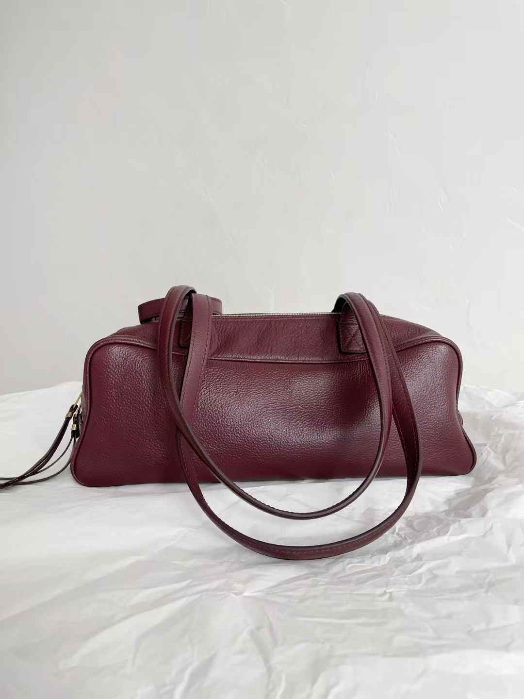 Balenciaga Women’s Carrie Bowling Bag Small in Black view 2