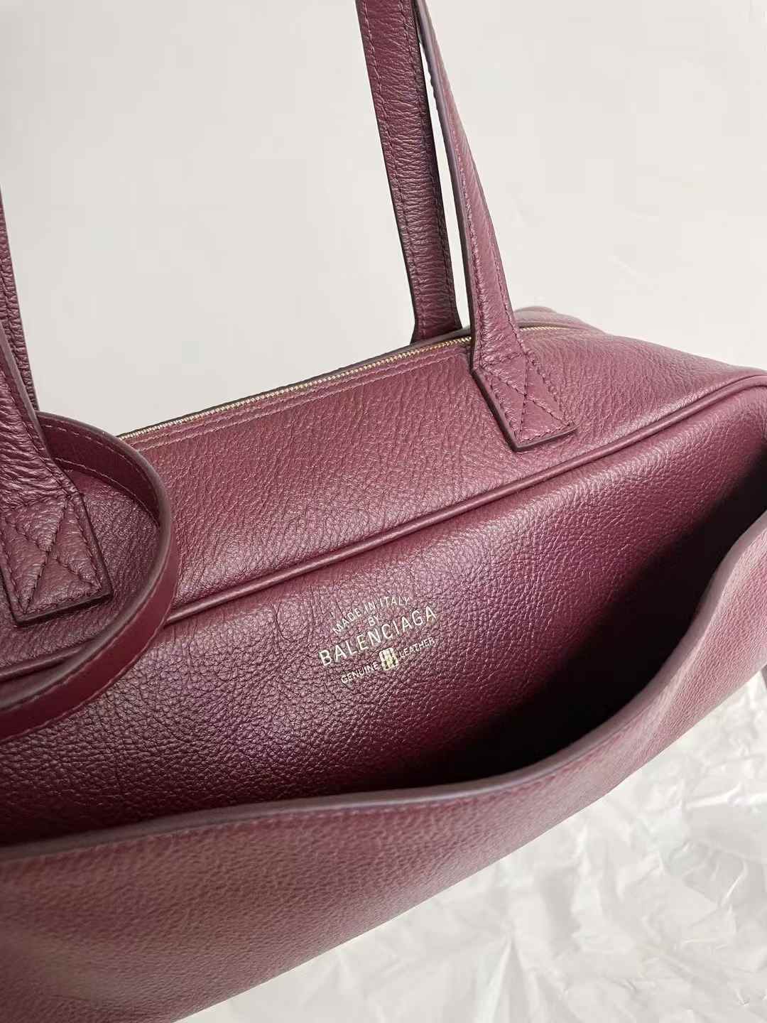 Balenciaga Women’s Carrie Bowling Bag Small in Black view 9