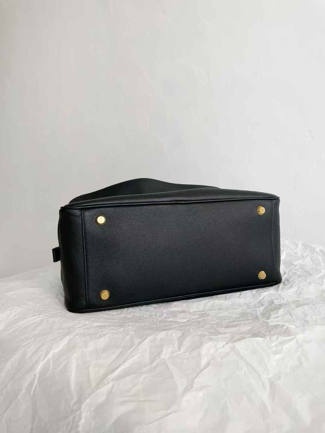 Balenciaga Women’s Carrie Bowling Bag Medium in Black view 3