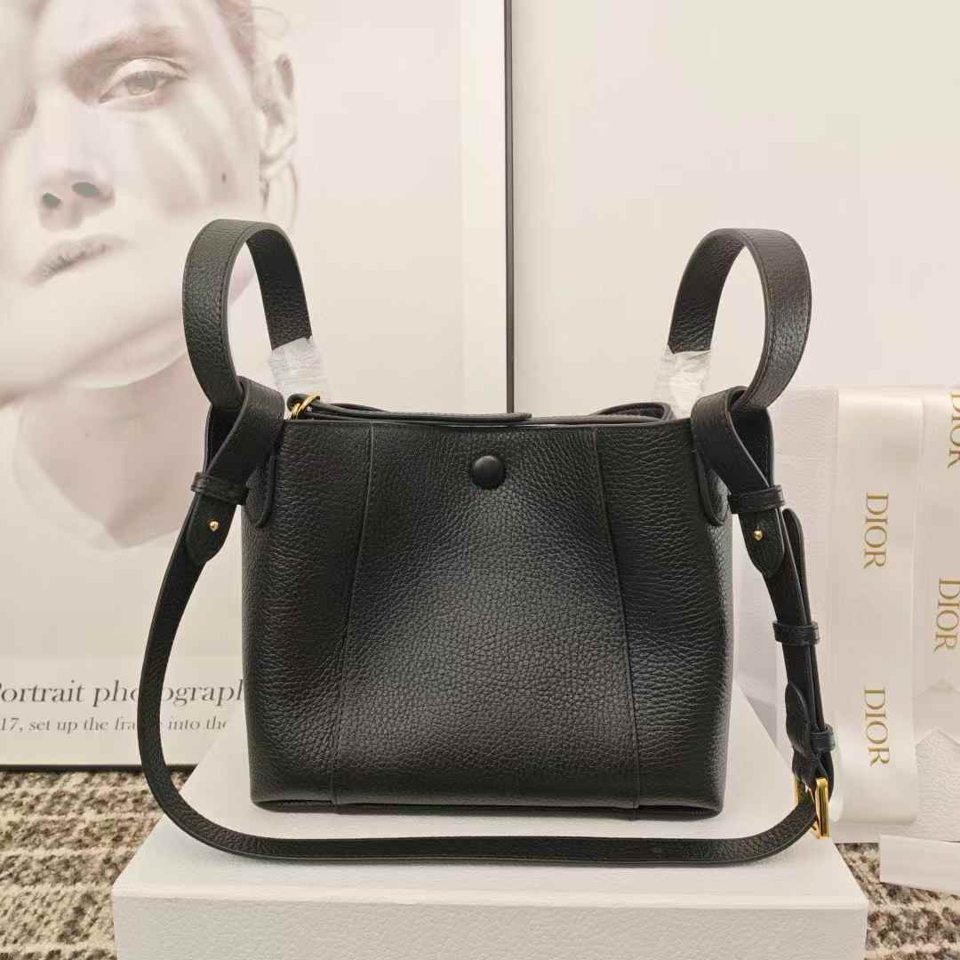 Dior Medium Signature Bucket Bag view 3