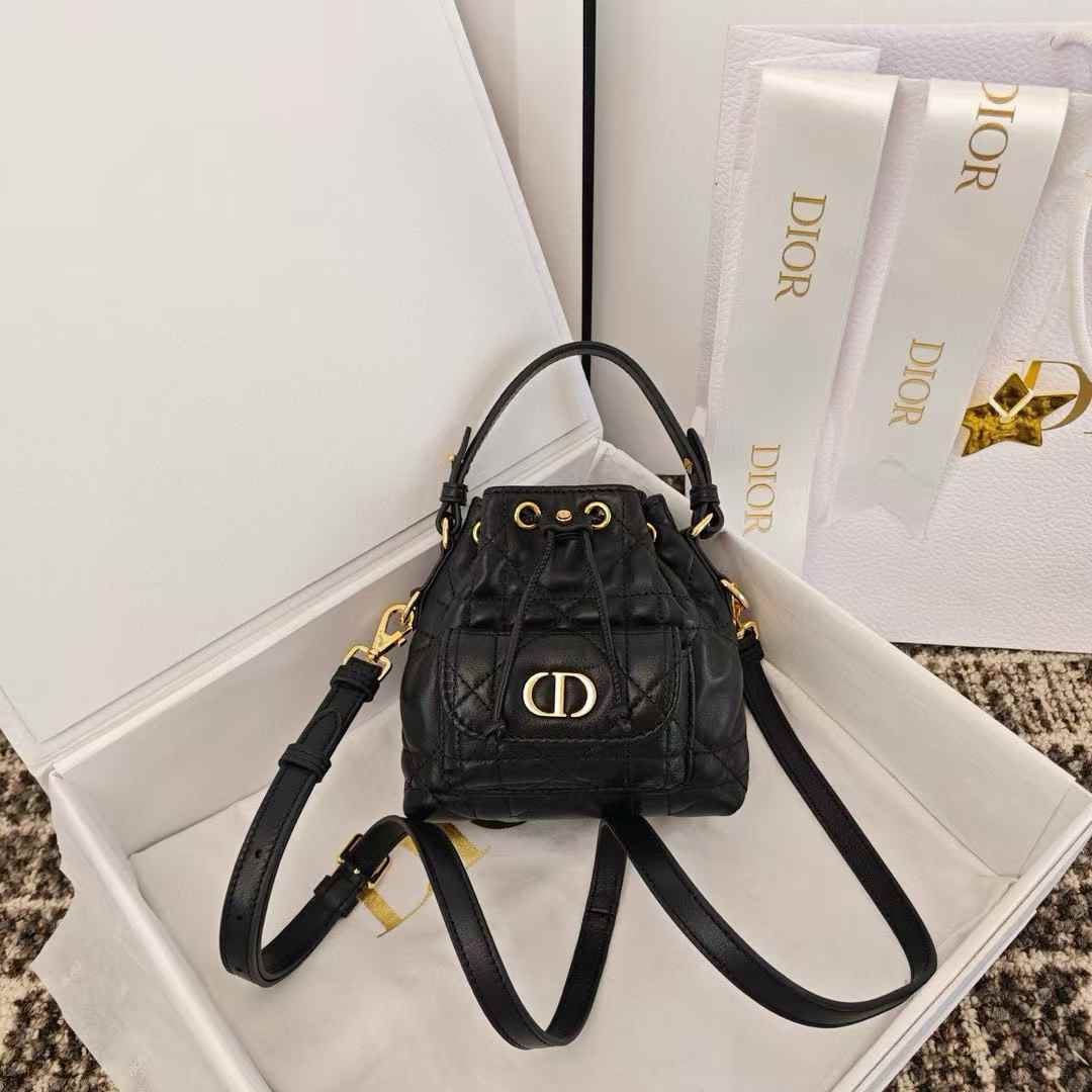 Dior Mini Caro Bucket Bag view 1