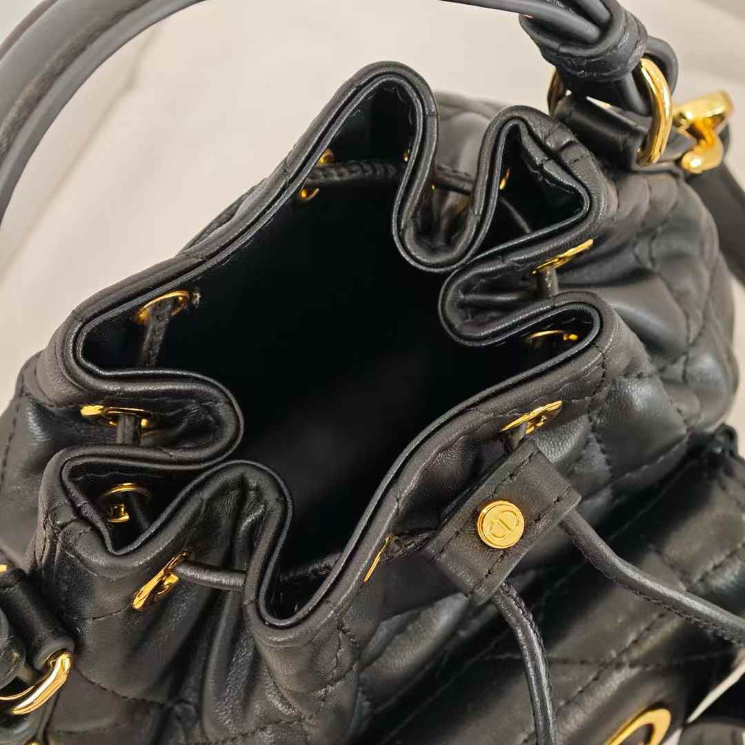 Dior Mini Caro Bucket Bag view 4