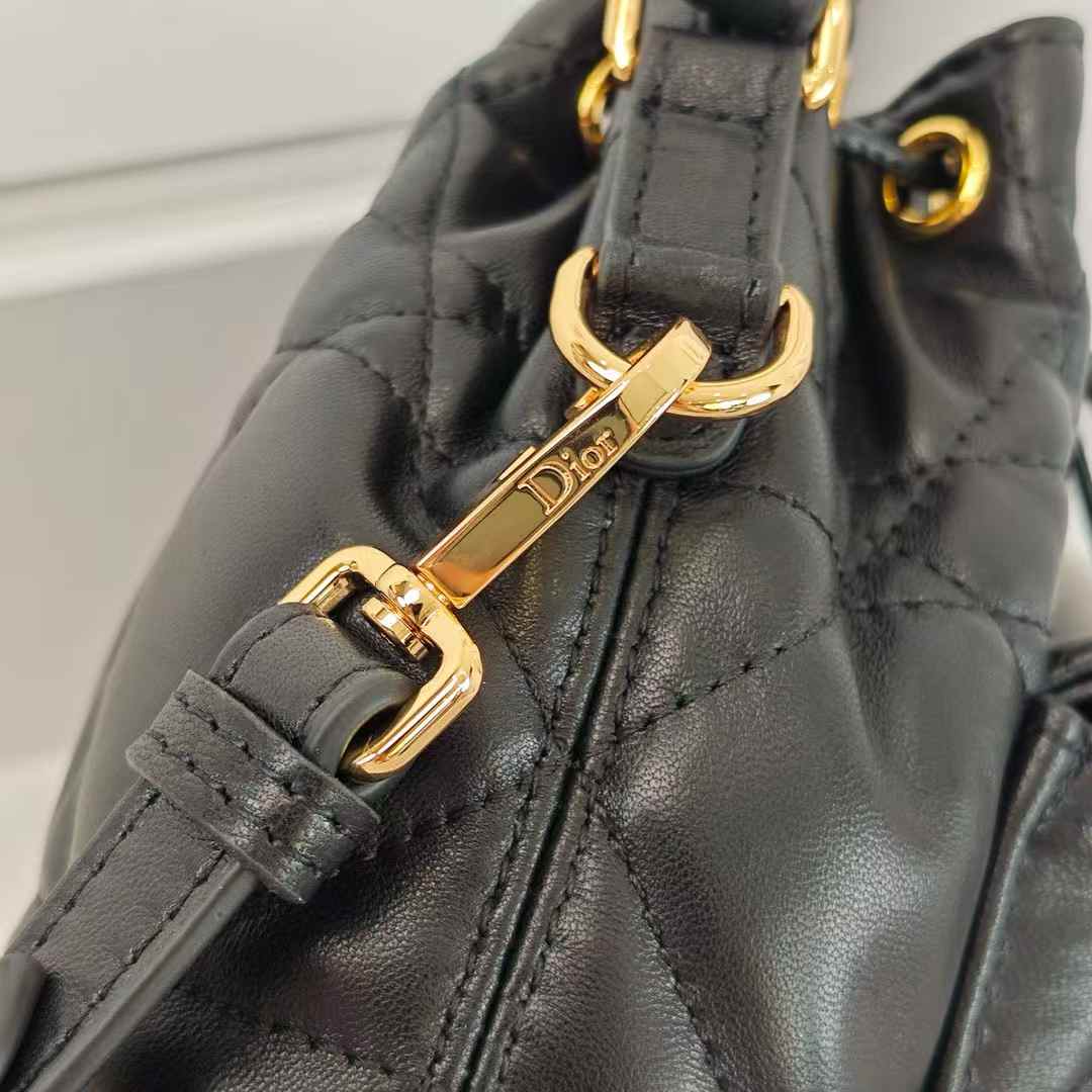 Dior Mini Caro Bucket Bag view 6