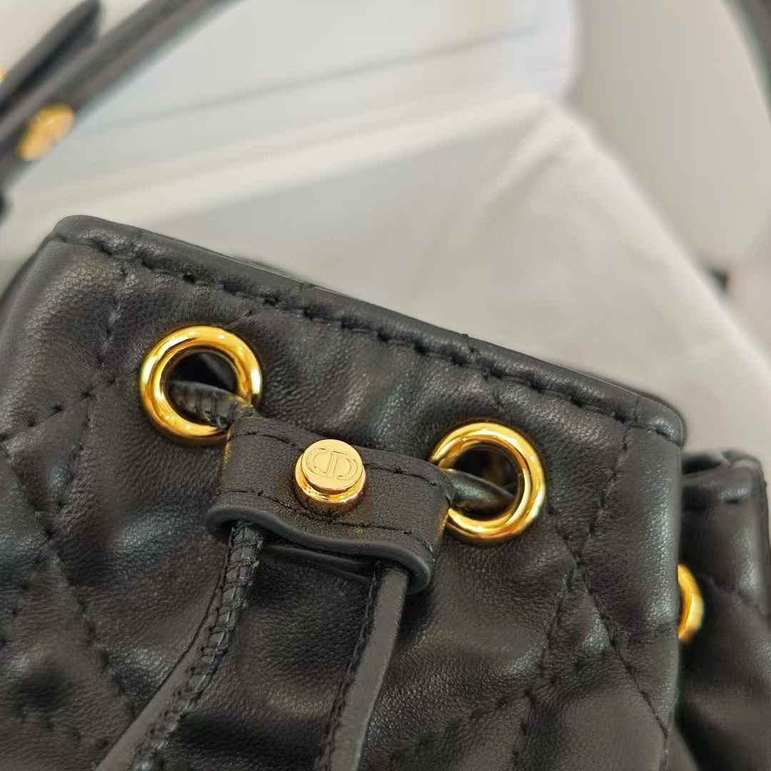 Dior Mini Caro Bucket Bag view 8