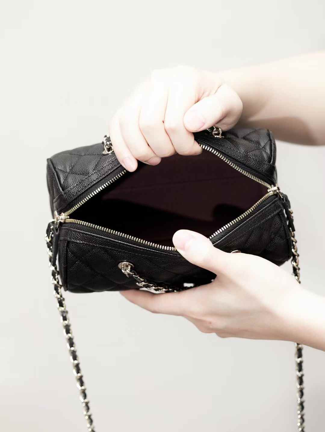 Chanel Boston bag view 3