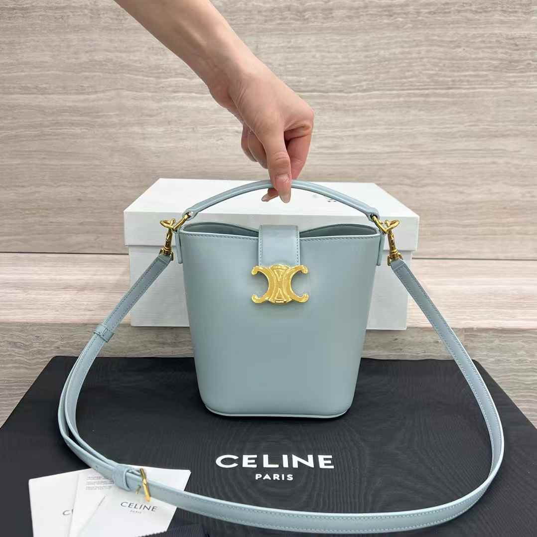 Celine MINI BUCKET LOUISE IN smooth calfskin view 1