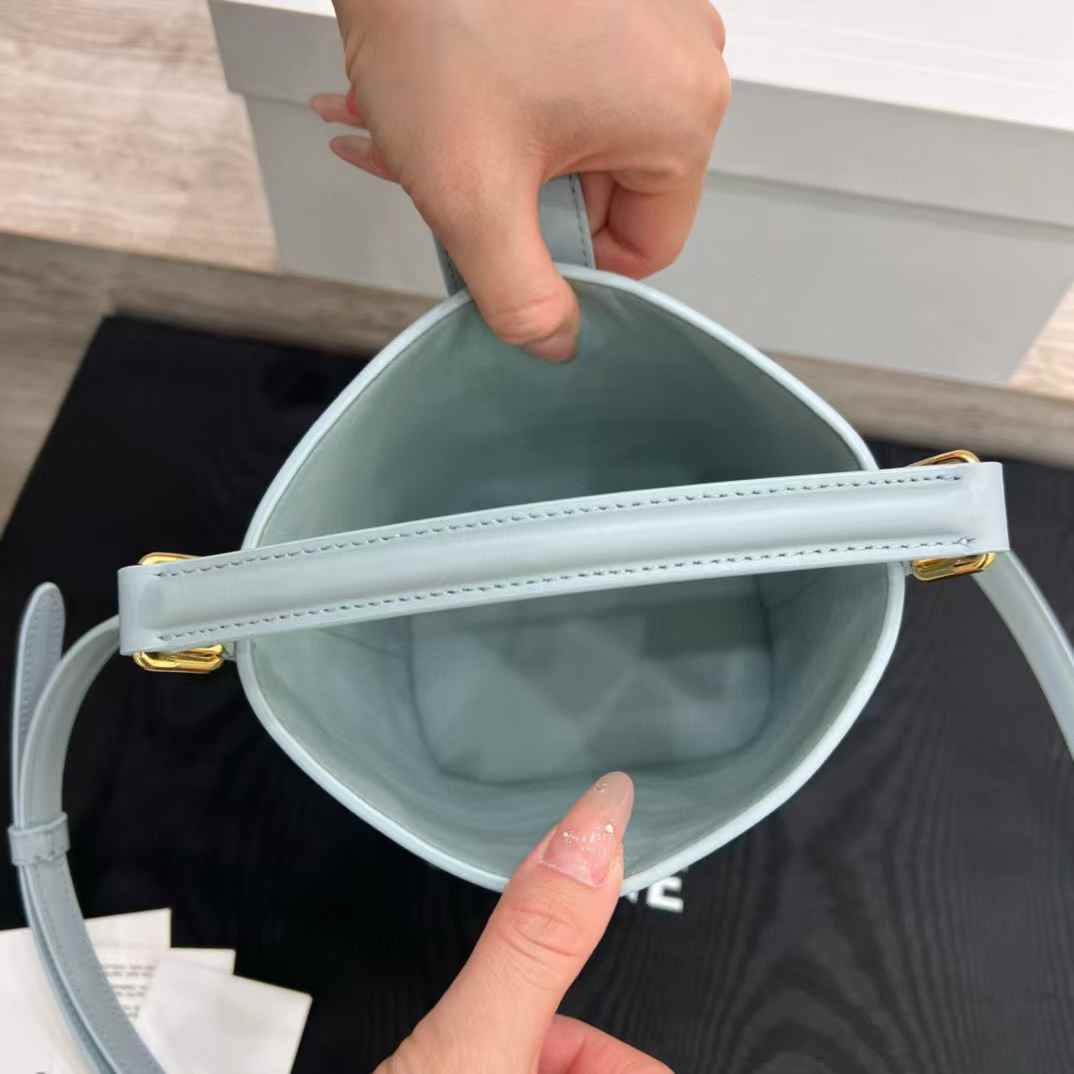 Celine MINI BUCKET LOUISE IN smooth calfskin view 5