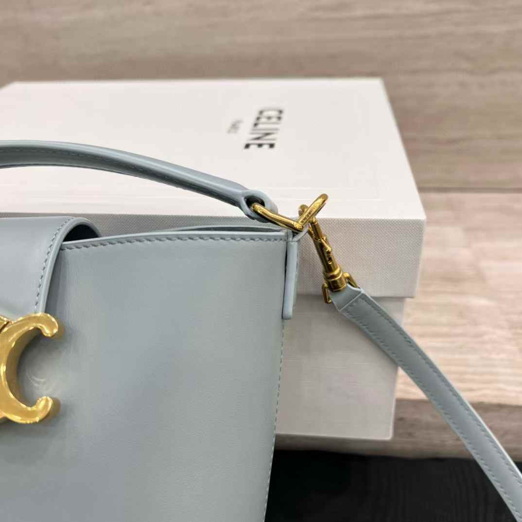 Celine MINI BUCKET LOUISE IN smooth calfskin view 6