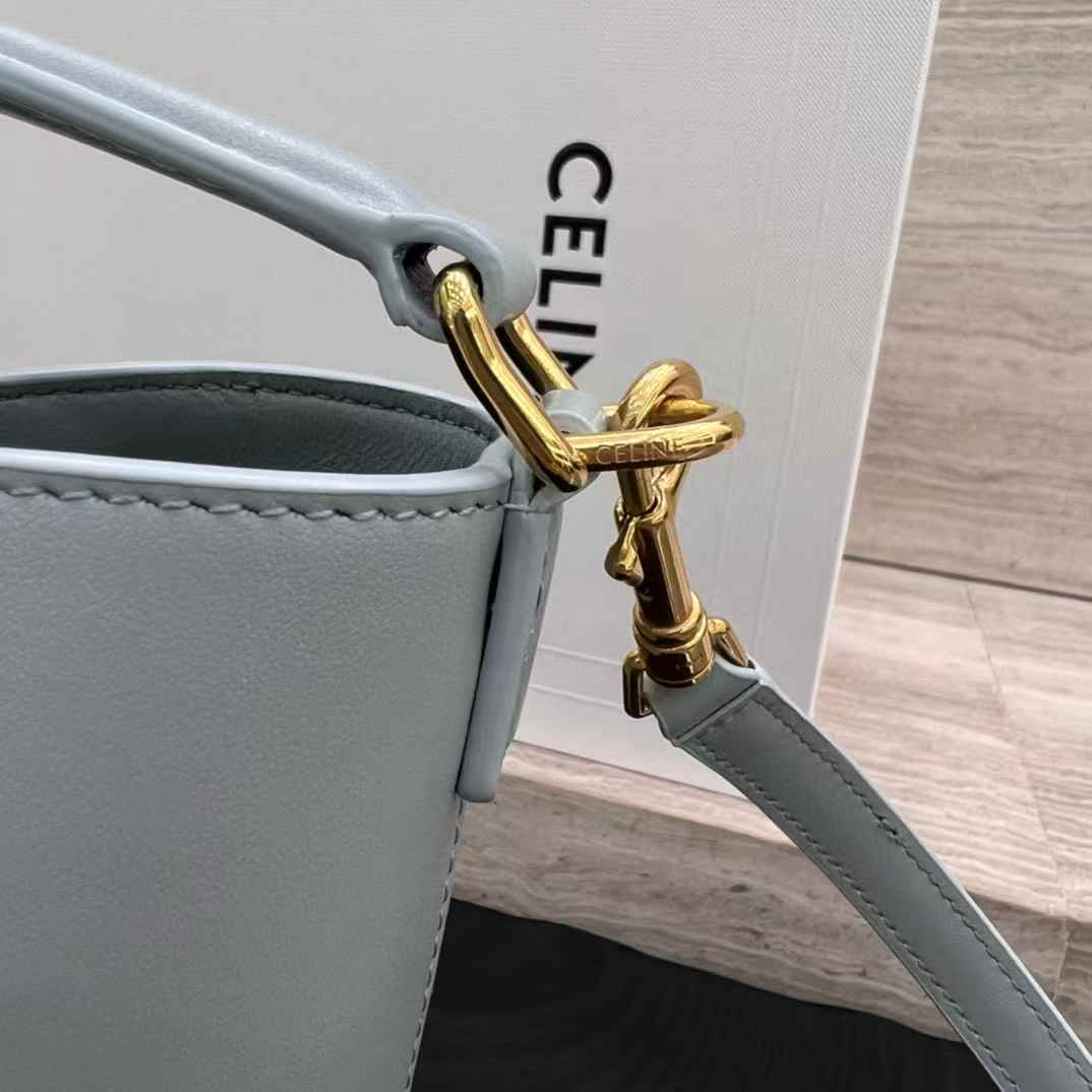 Celine MINI BUCKET LOUISE IN smooth calfskin view 7