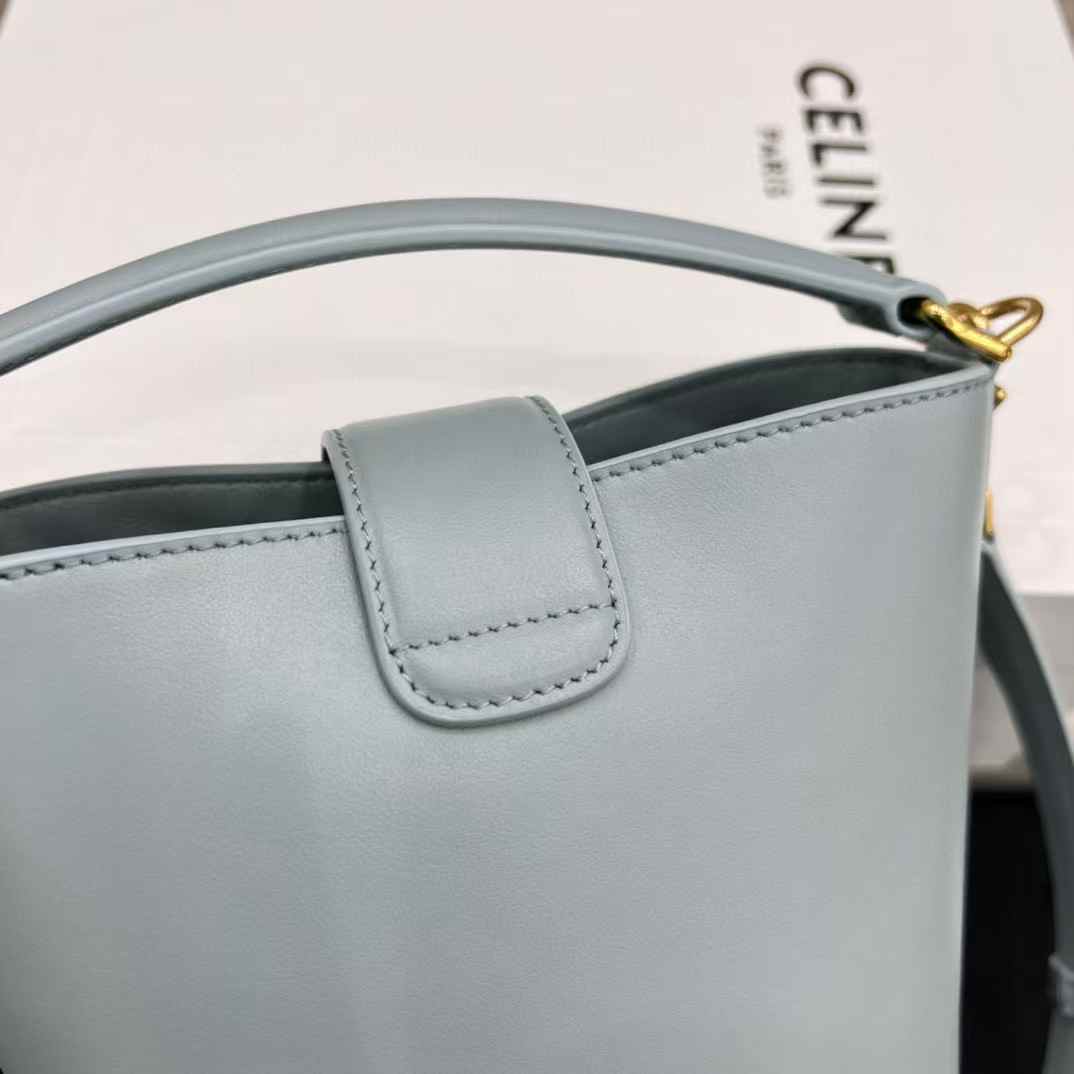 Celine MINI BUCKET LOUISE IN smooth calfskin view 8
