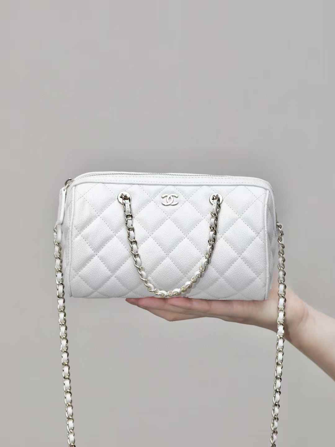 Chanel Boston bag view 1