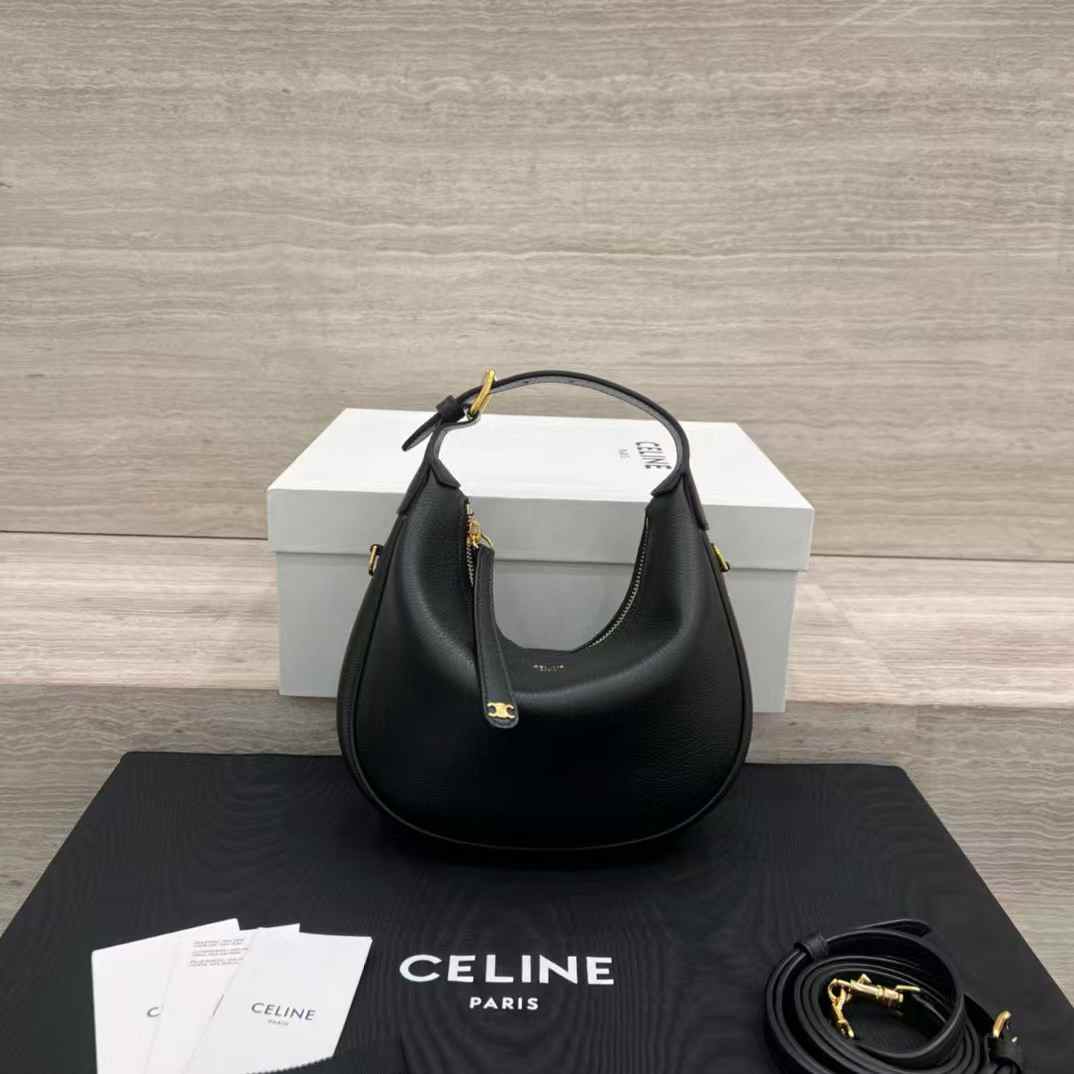 Celine Teen Lulu In Supple Grained Calfskin view 2