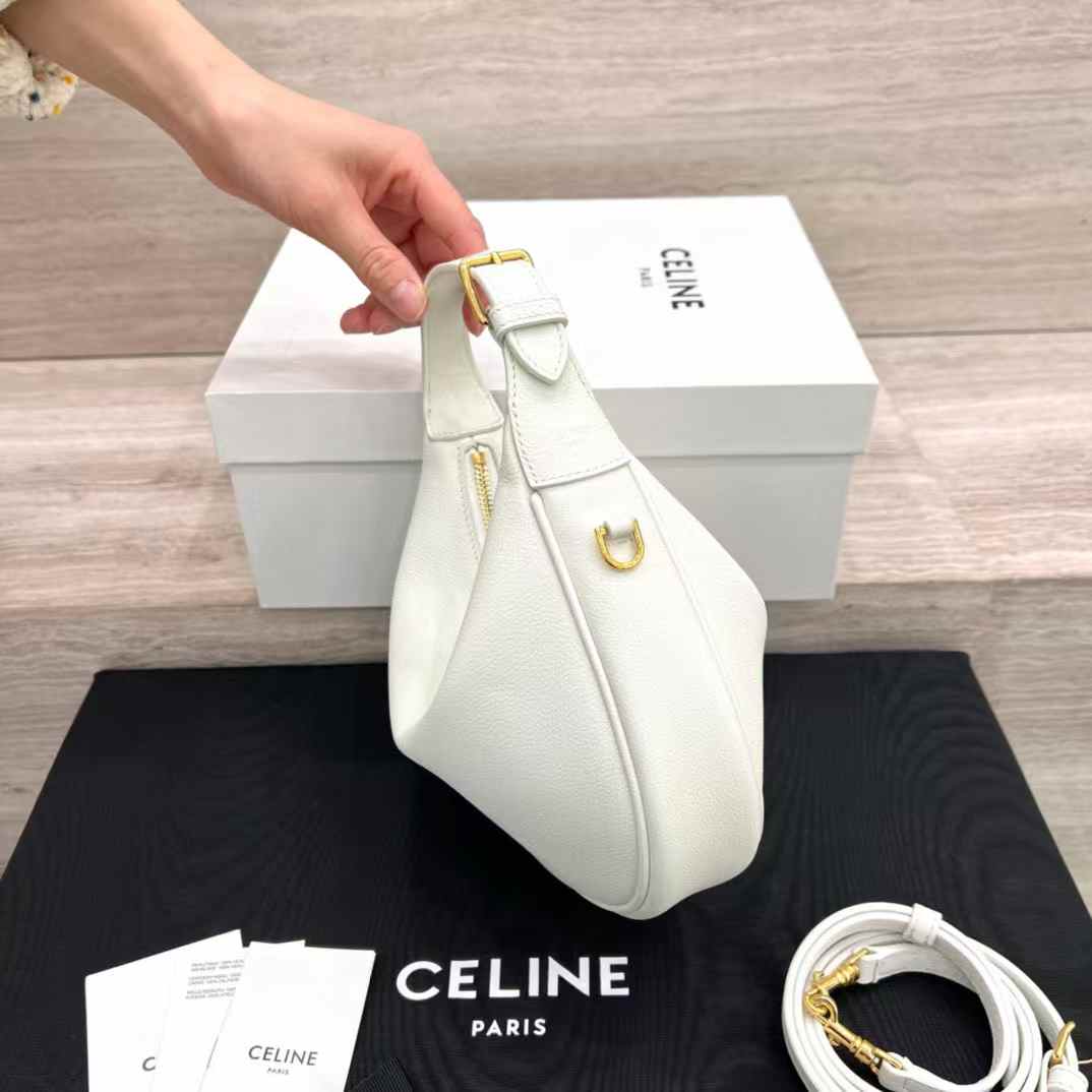 Celine Teen Lulu In Supple Grained Calfskin view 3