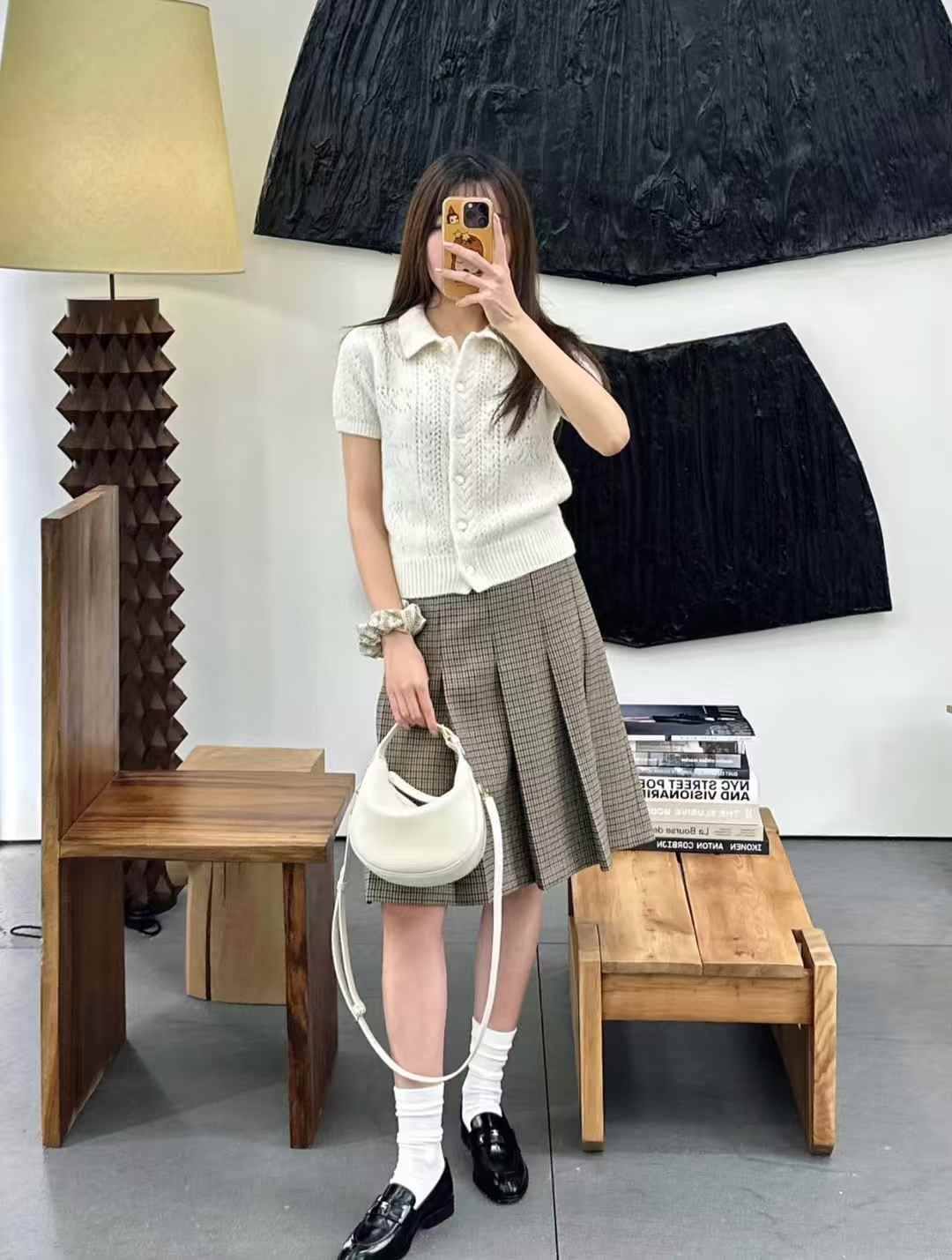 Celine Teen Lulu In Supple Grained Calfskin view 9