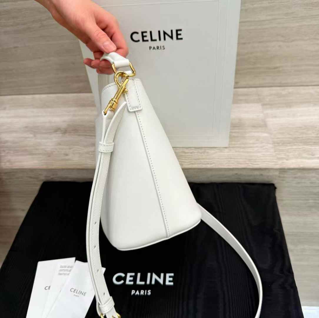 Celine Small Bucket Louise In Smooth Calfskin view 3