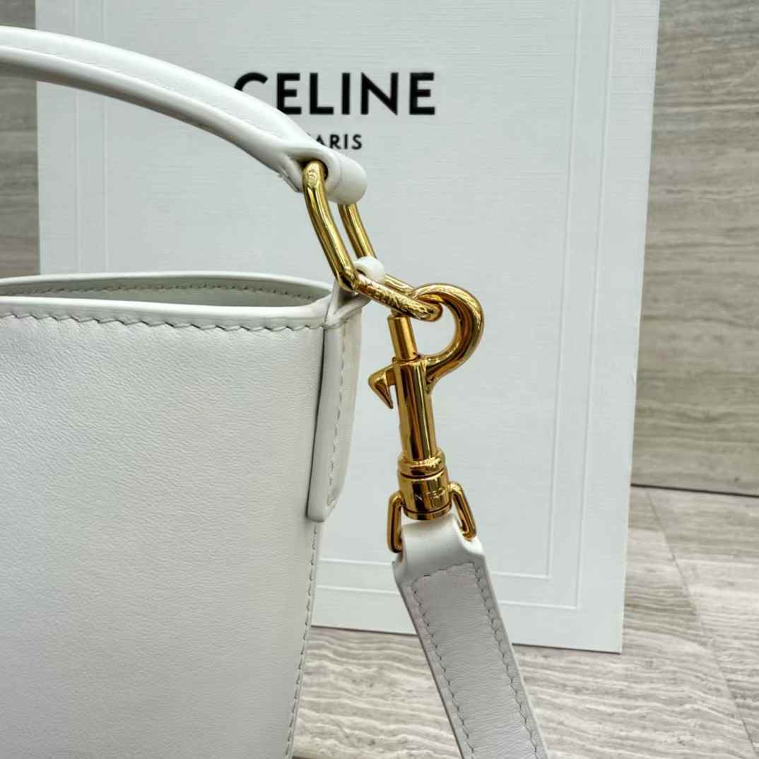 Celine Small Bucket Louise In Smooth Calfskin view 6