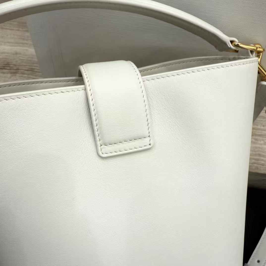 Celine Small Bucket Louise In Smooth Calfskin view 7