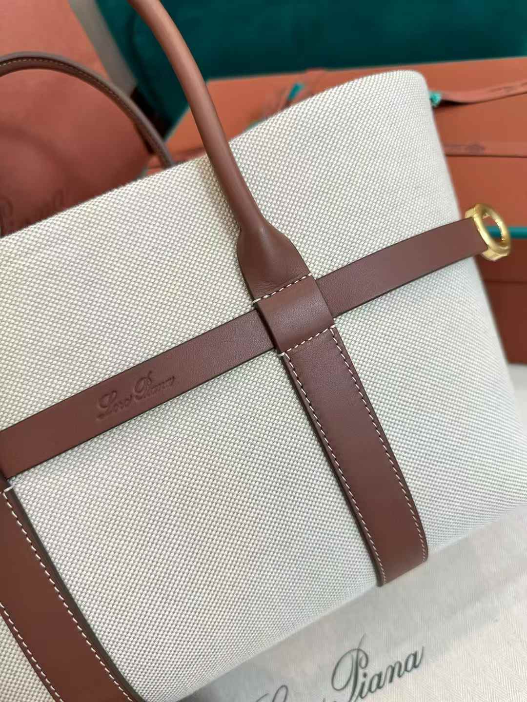 Loro Piana Ghiera Shopper Small view 7