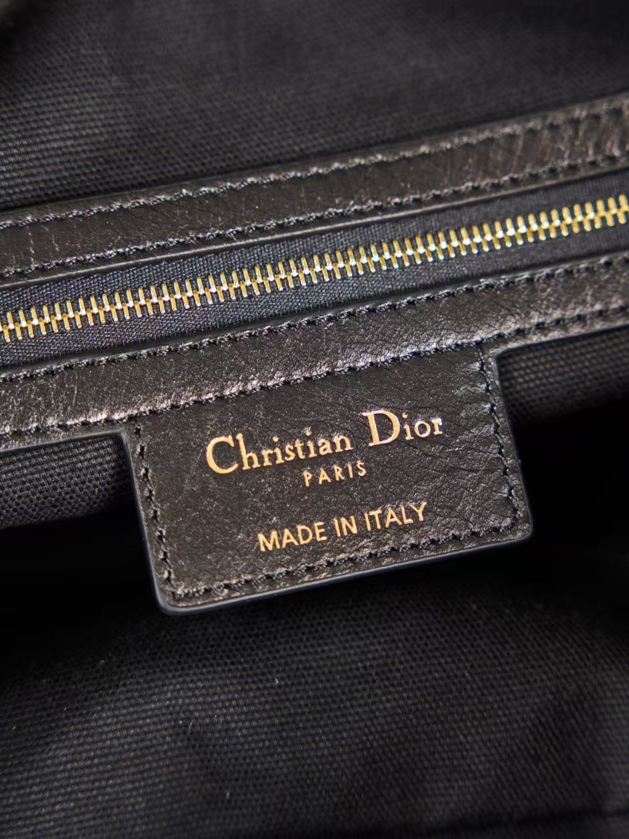 Dior D-Journey Bag in Crinkled Calfskin view 9