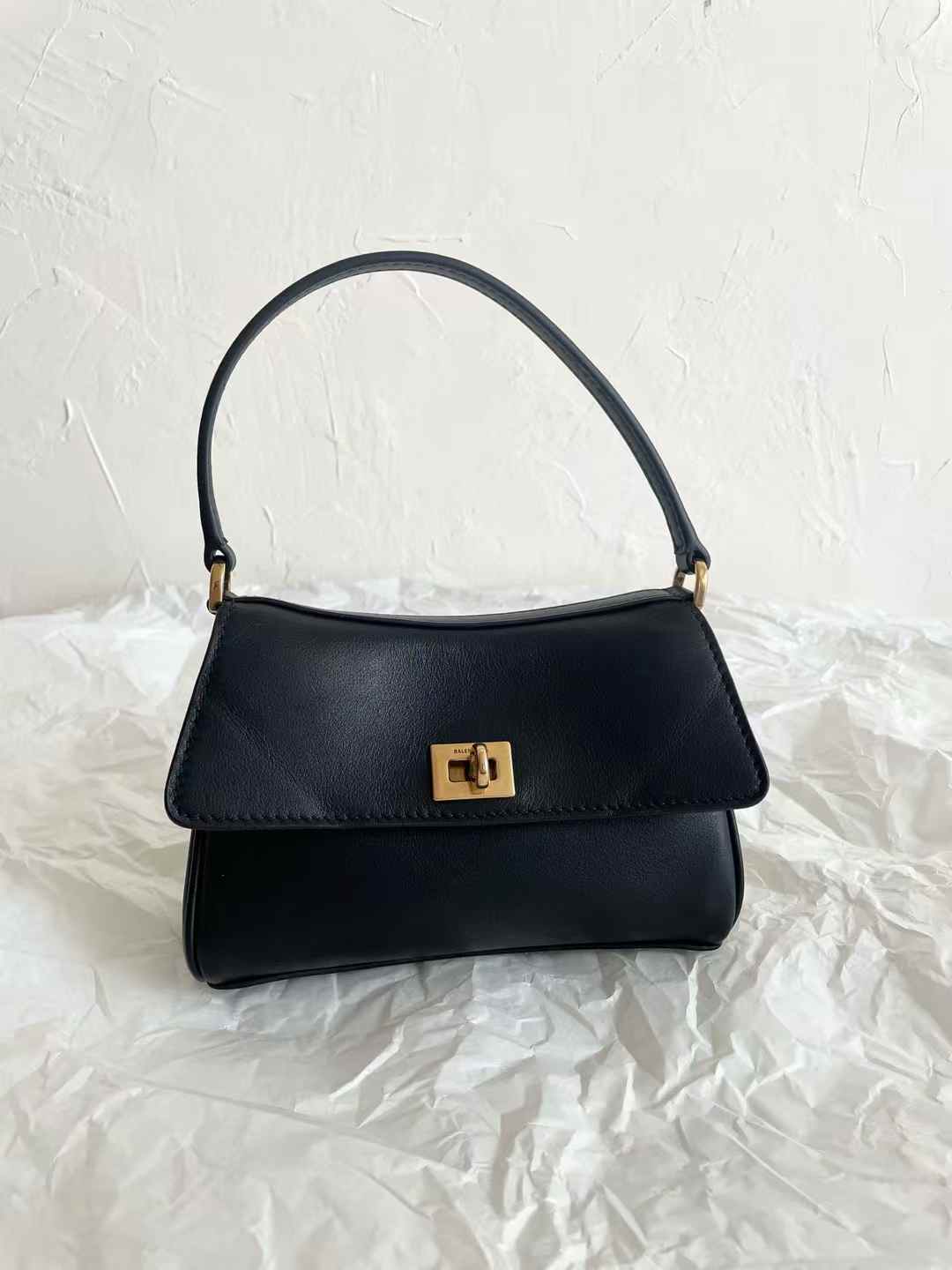 Balenciaga Women’s Rodeo Nano Bag With Chain in Black view 1