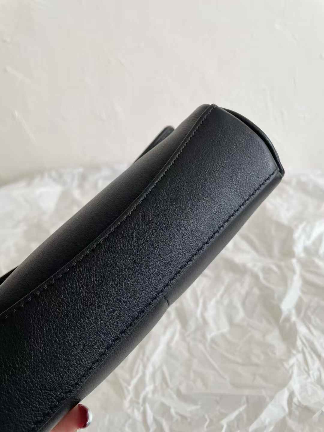 Balenciaga Women’s Rodeo Nano Bag With Chain in Black view 4
