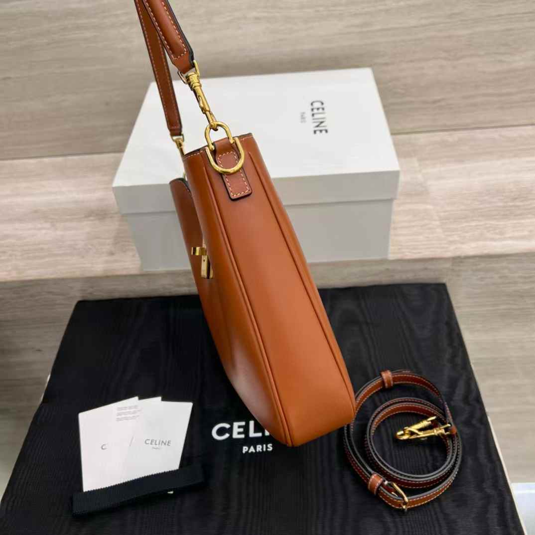Celine Small Camille 16 Soft Bag In Smooth Calfskin view 3