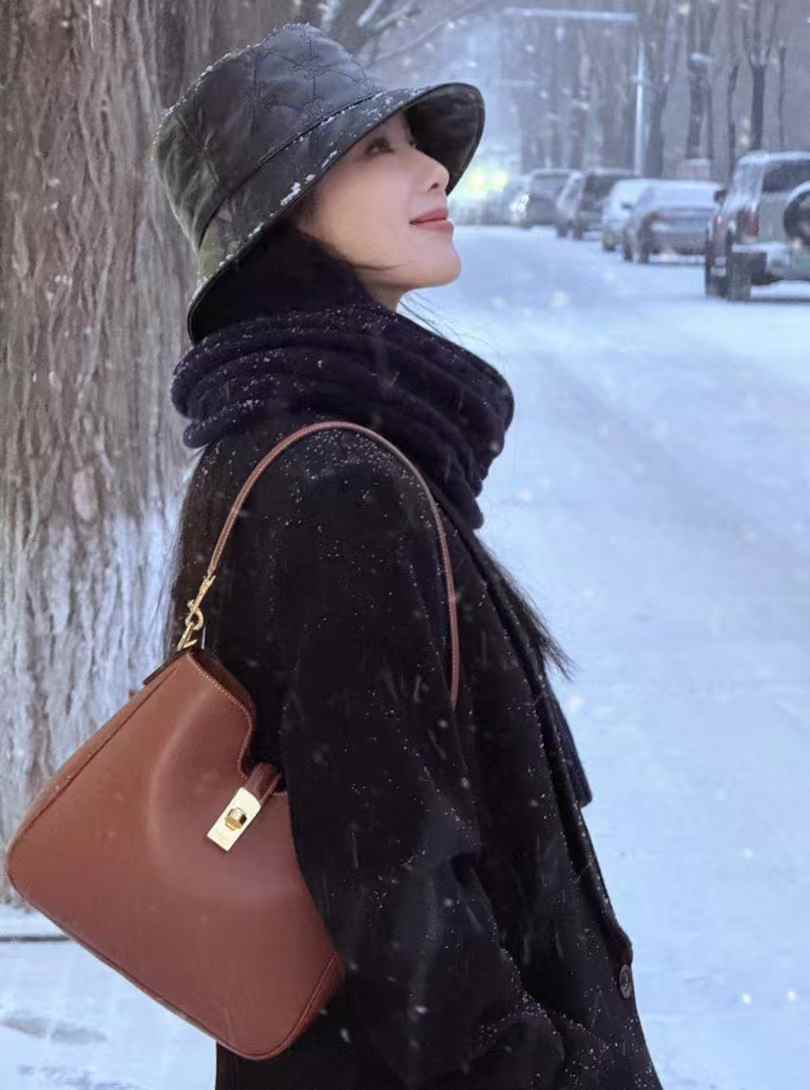 Celine Small Camille 16 Soft Bag In Smooth Calfskin view 9
